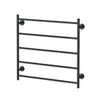Phoenix Radii Heated Towel Ladder 750mm x 740mm Matte Black