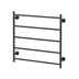 Phoenix Radii Heated Towel Ladder 750mm x 740mm Matte Black