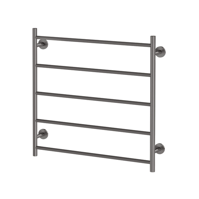 Phoenix Radii Heated Towel Ladder 750mm x 740mm Brushed Carbon, product view