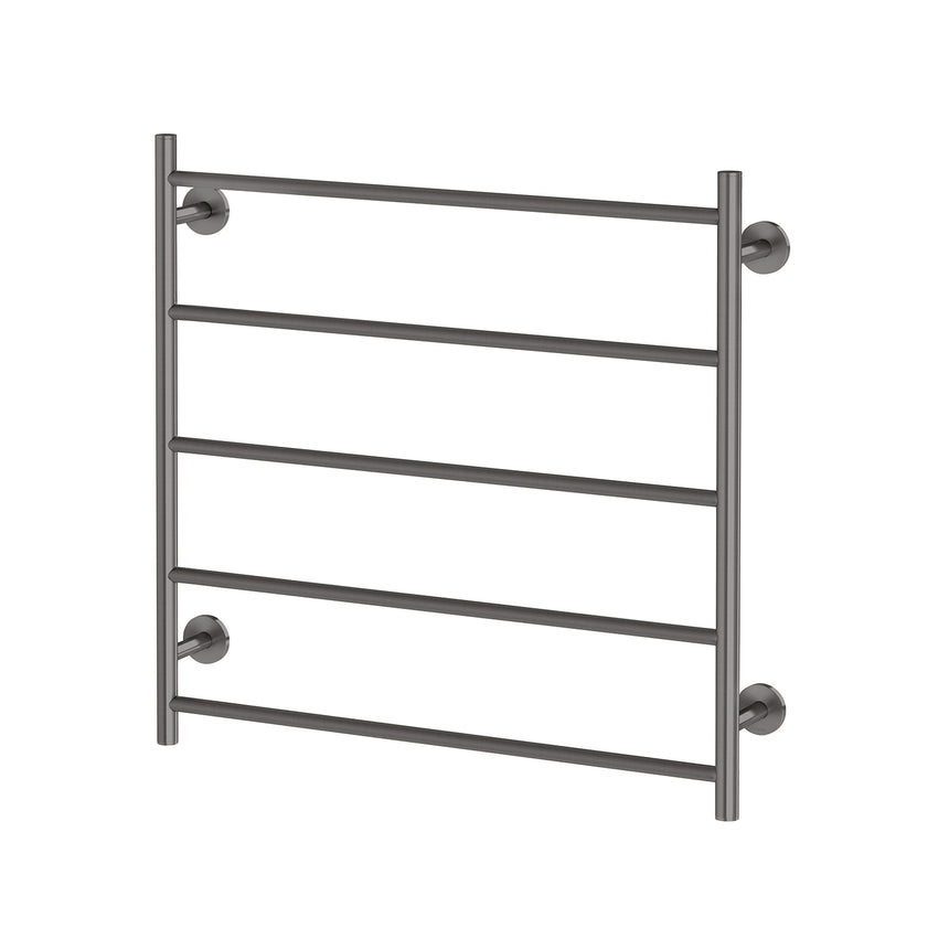 Phoenix Radii Heated Towel Ladder 750mm x 740mm Brushed Carbon, product view