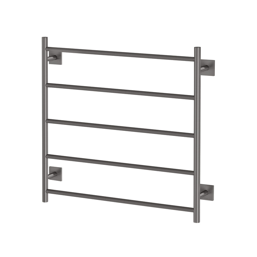 Phoenix Radii Heated Towel Ladder 750mm x 740mm Brushed Carbon, additional product view