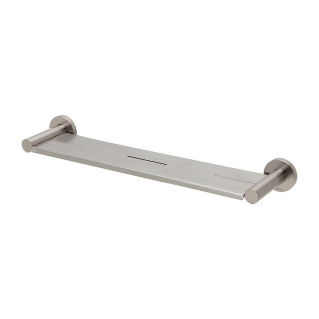 Phoenix Radii Metal Shelf Round Plate Brushed Nickel, product view