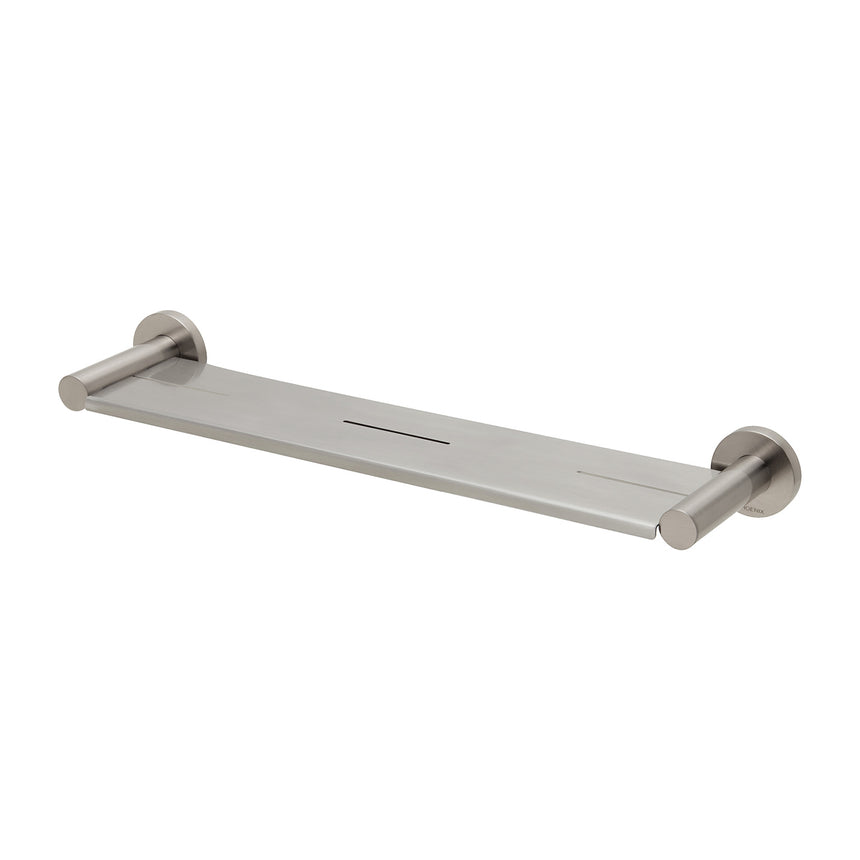 Phoenix Radii Metal Shelf Round Plate Brushed Nickel, product view