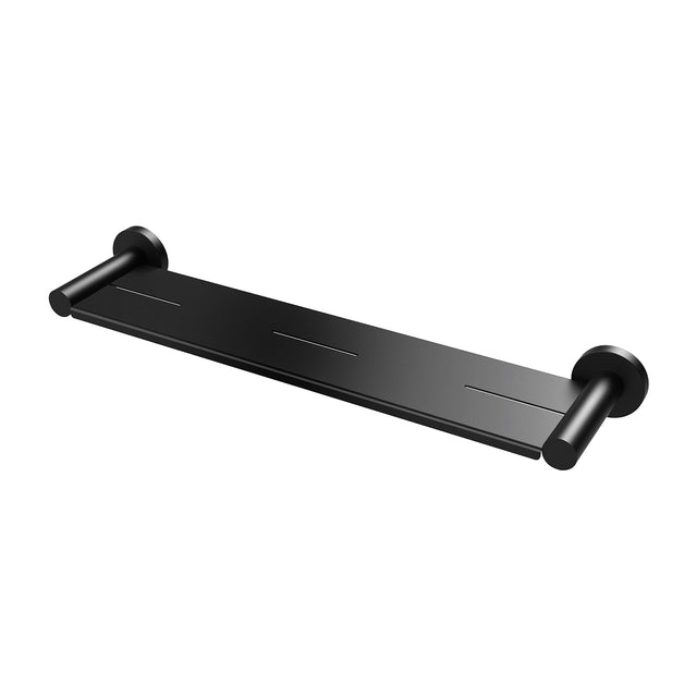 Phoenix Radii Metal Shelf Round Plate Matte Black, product view