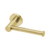 Phoenix Radii Toilet Roll Holder Round Plate Brushed Gold