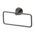 Phoenix Radii Hand Towel Holder Round Plate Brushed Carbon