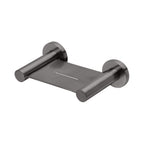 Phoenix Radii Soap Dish Round Plate Brushed Carbon