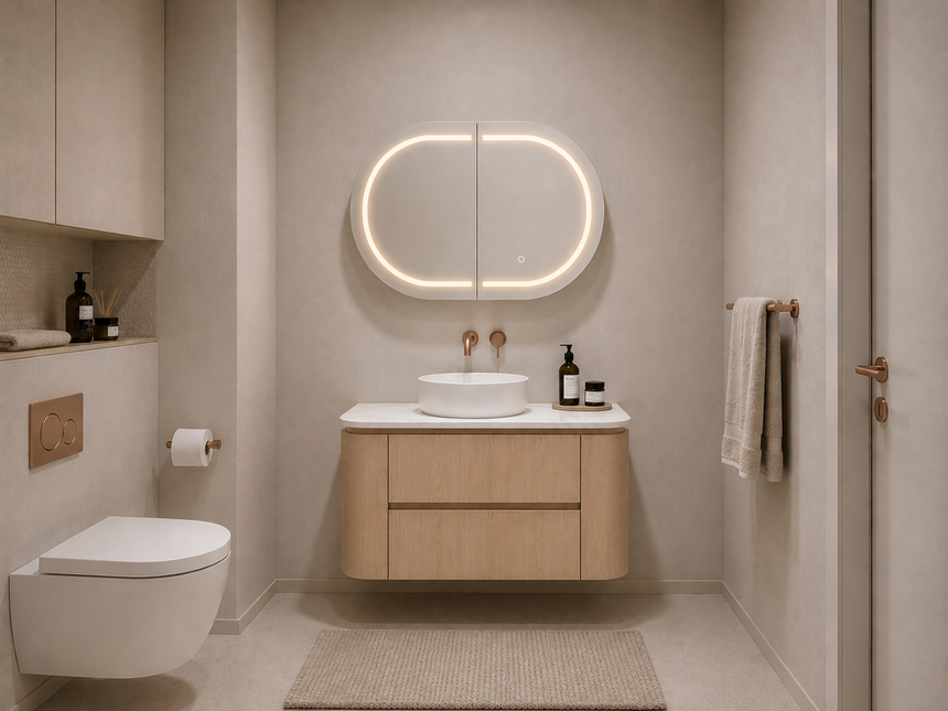 Ravello Wall Hung Vanity Sandy Oak