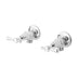 Phoenix Rhapsody Lever Washing Machine Stops Chrome