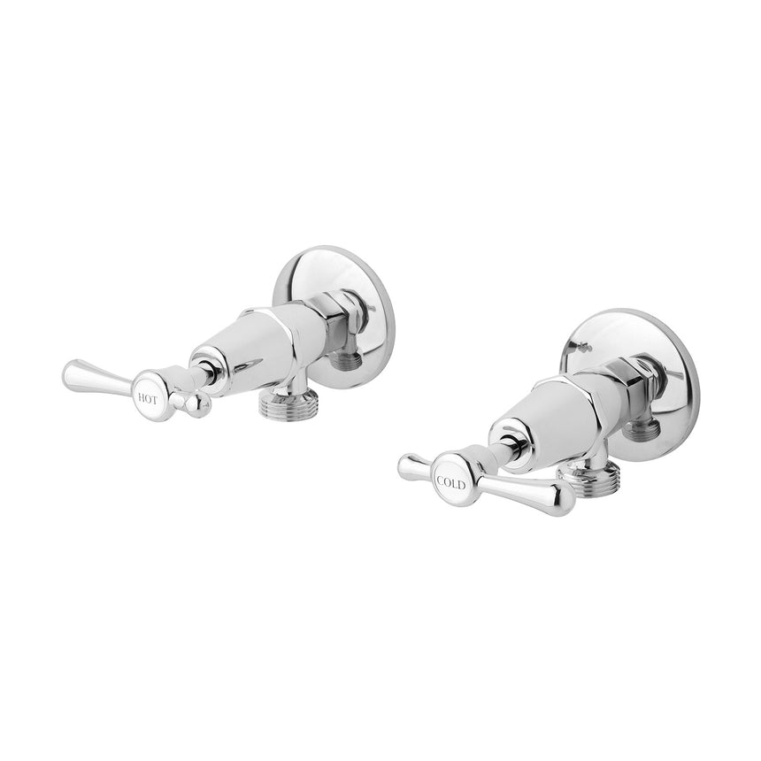 Phoenix Rhapsody Lever Washing Machine Stops Chrome, product view