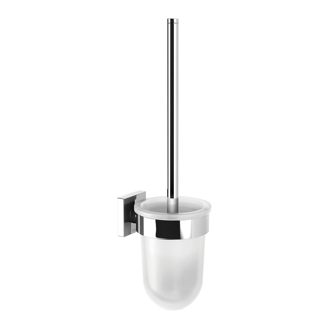 Phoenix Radii Toilet Brush & Holder Square Chrome, product view