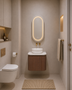 Ravello Wall Hung Vanity Mocha Oak