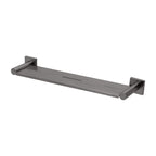 Phoenix Radii Metal Shelf Square Plate Brushed Carbon