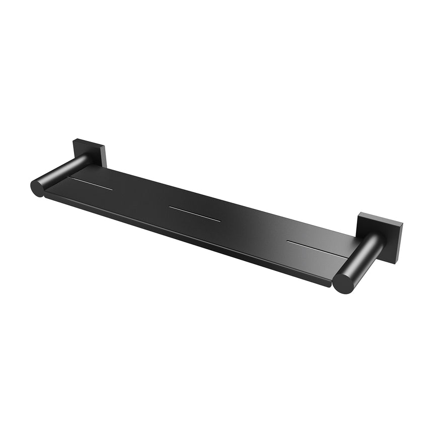 Phoenix Radii Metal Shelf Square Plate Matte Black, product view