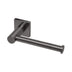 Phoenix Radii Toilet Roll Holder Square Plate Brushed Carbon