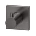 Phoenix Radii Robe Hook Square Plate Brushed Carbon