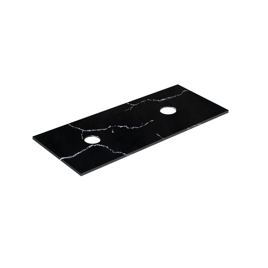 Calacatta Night Solid Surface Stone Top 900mm