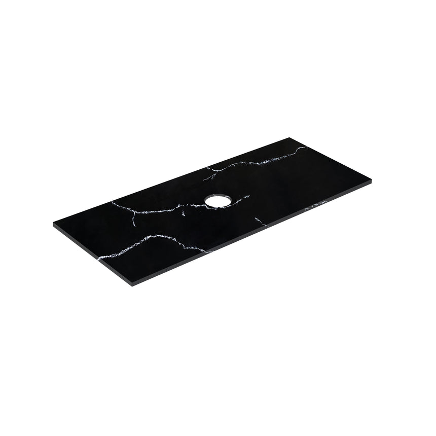 Calacatta Night Solid Surface Stone Top 900mm
