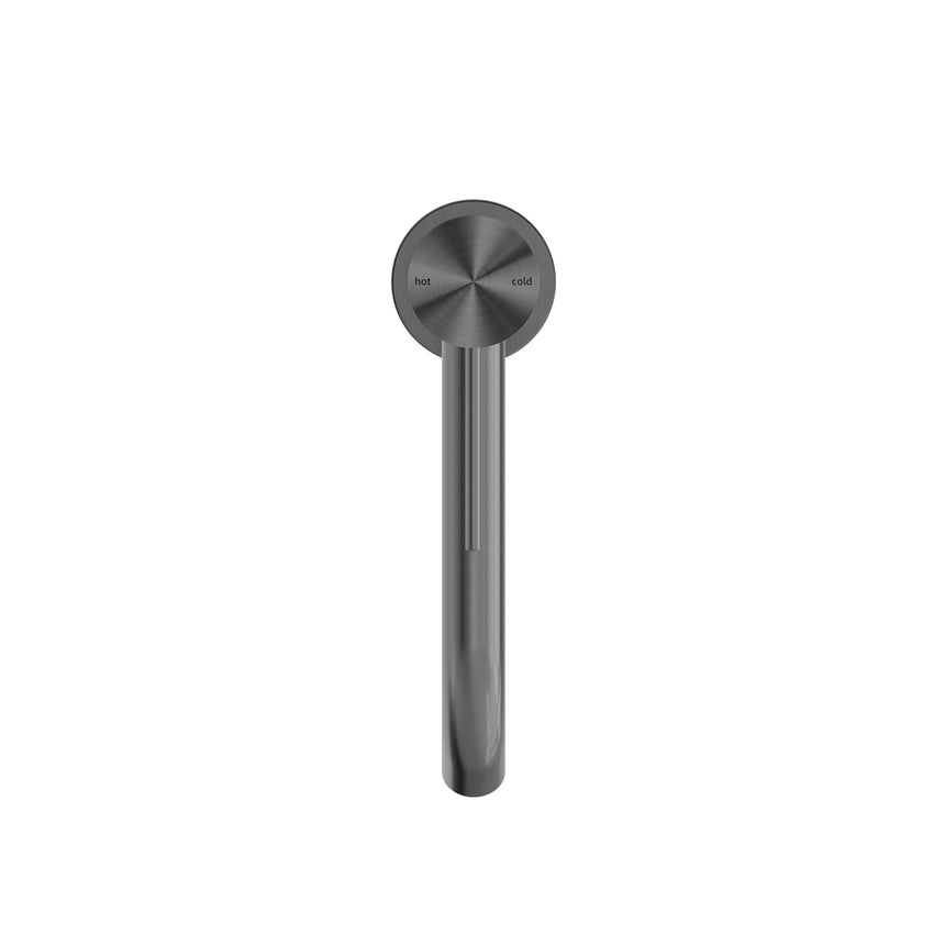Nero Mecca Mid Tall Basin Mixer Gun Metal Tapware Nero