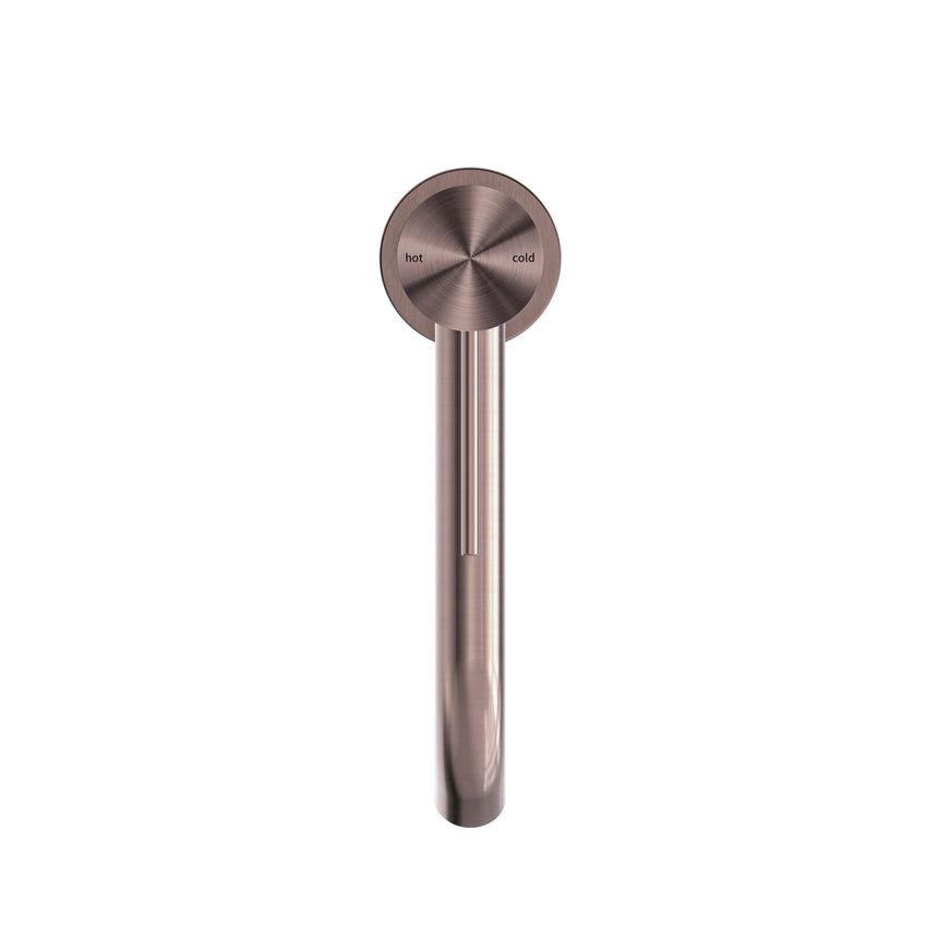 Nero Mecca Mid Tall Basin Mixer Brushed Bronze Tapware Nero