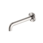 Nero Mecca Bath/Basin Spout Only 185mm Brushed Nickel