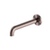 Nero Mecca Bath/Basin Spout Only 260mm Brushed Bronze
