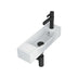 ADP Halo Wall Basin Matte White Right Tap Hole