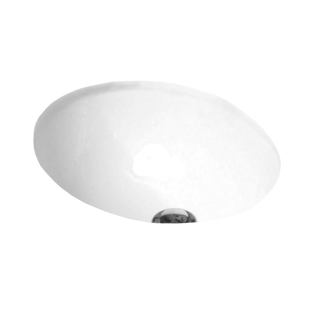 ADP Oval Under Counter Basin Gloss White Bathroom Basin ADP Default Title  