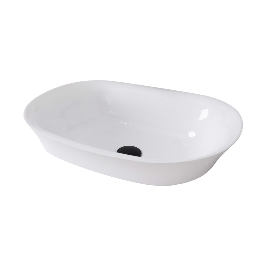 ADP Rise Semi Inset Basin Gloss White Bathroom Basin ADP   