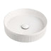 ADP Round Fluted Above Counter Basin Gloss White