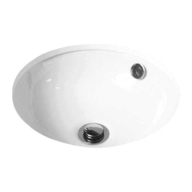 ADP Round Under Counter Basin Gloss White Bathroom Basin ADP Default Title  
