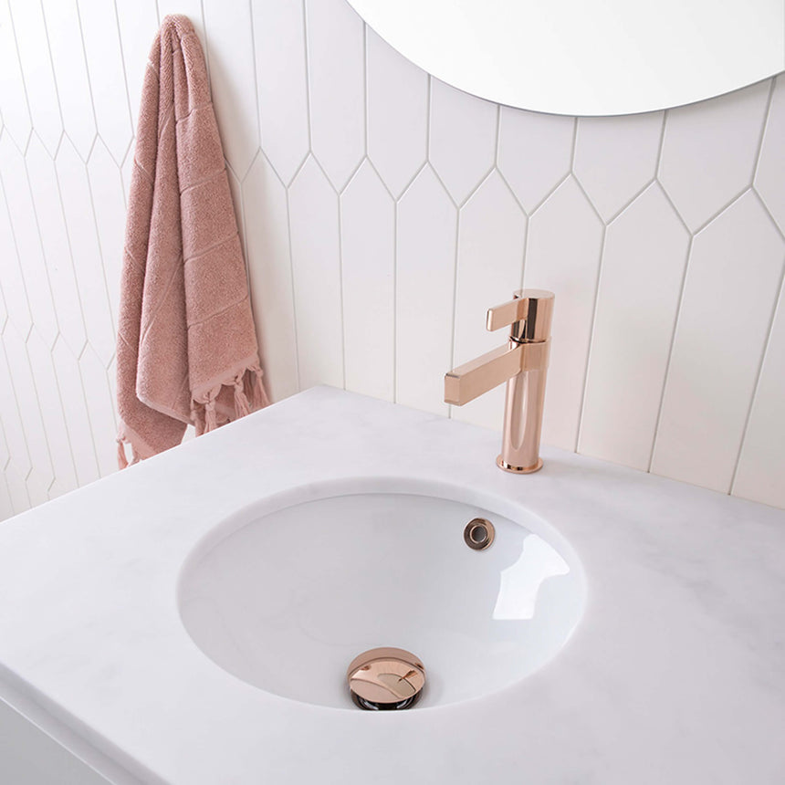 ADP Round Under Counter Basin Gloss White Bathroom Basin ADP   
