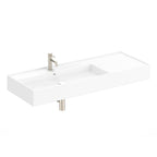 ADP Teorema Wall Basin 1200 Left offset without Tap Hole