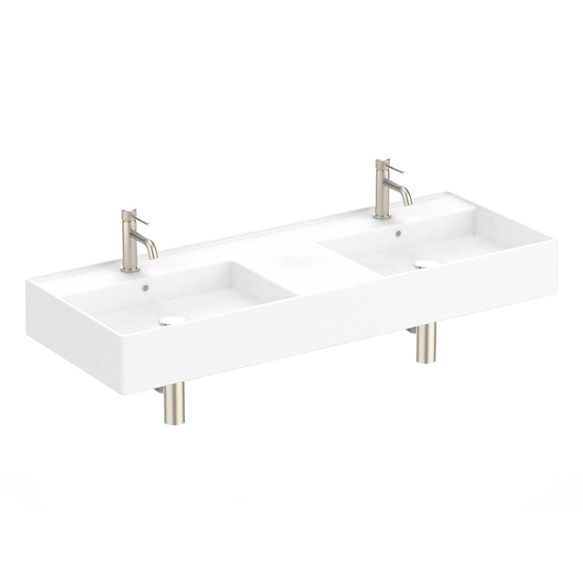 ADP Teorema Wall Basin 1200 Double with Tap Hole Bathroom Basin ADP Default Title  