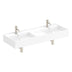 ADP Teorema Wall Basin 1200 Double with Tap Hole