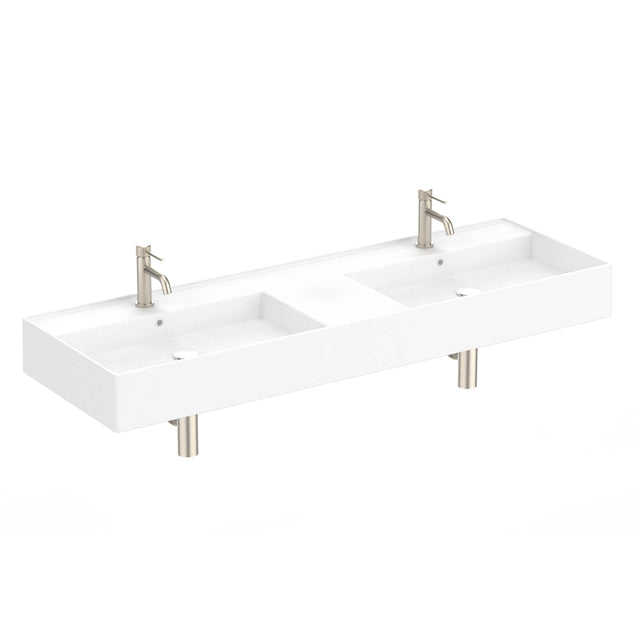 ADP Teorema Wall Basin 1400 Double with Tap Hole Bathroom Basin ADP Default Title  