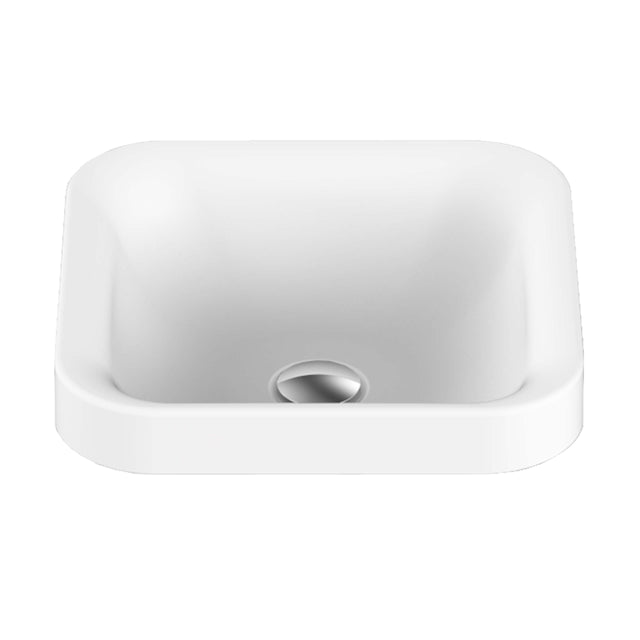 ADP Truth Semi Inset Basin Gloss White Bathroom Basin ADP Default Title  
