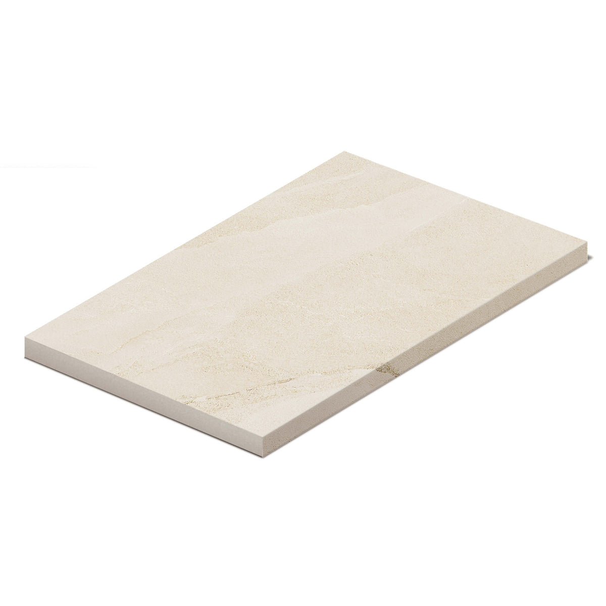 Capri 600x400mm grip nutmeg stone-look porcelain tile with bullnose pencil edge by Tilemall