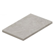 Capri 600x400mm grip earl grey stone-look porcelain tile by Tilemall with bullnose pencil edge profile