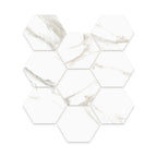 Calacutta Oro Hexagon 100x100 Porcelain Matt White