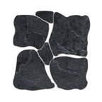 Enzo Crazy Pave 600x600 Surface Tec Coal Stone Look Rectified