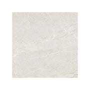 Monza 600x600mm storm SurfaceTec porcelain tile detail showing mottled cream texture with soft veining throughout by Tilemall