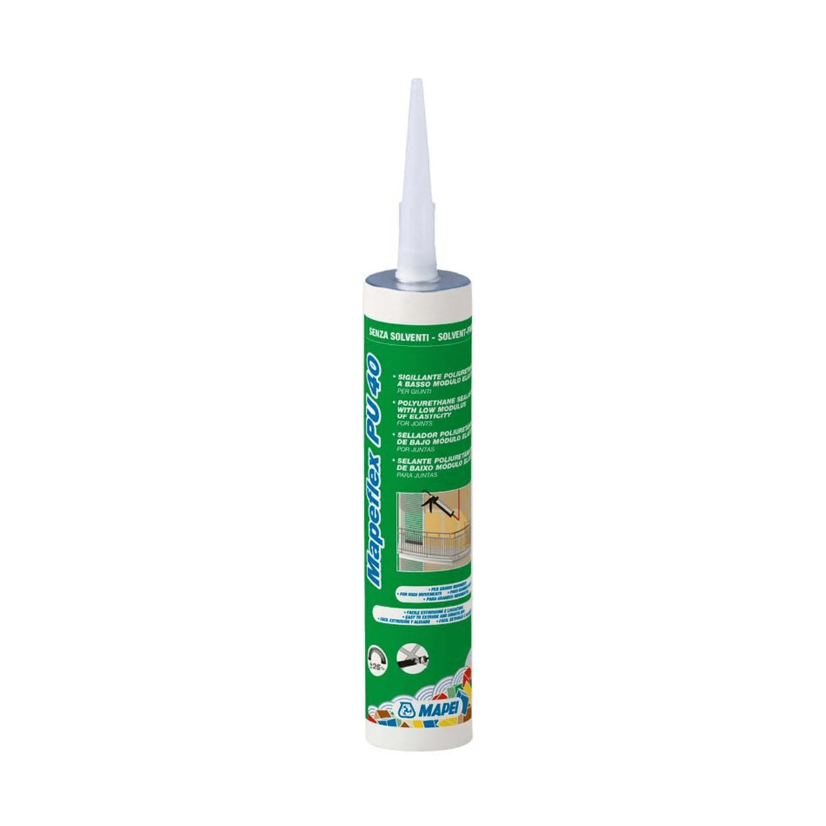 Mapei Mapeflex PU 40 300mL grey polyurethane sealant cartridge by Tilemall