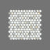 Artemis Mosaic PennyRound 23x23mm Natural Stone Honed Calacatta Gold