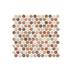 Artemis Mosaic PennyRound 23x23mm Natural Stone Honed Mix