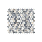 Artemis Mosaic PennyRound 23x23mm Natural Stone Honed Blue Sandstone