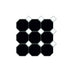 Octagon Mosaic Square 97x97mm Porcelain Matt Black