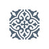 Kenthurst 300x300 Matt Blue Encaustic Look Cushioned Sample