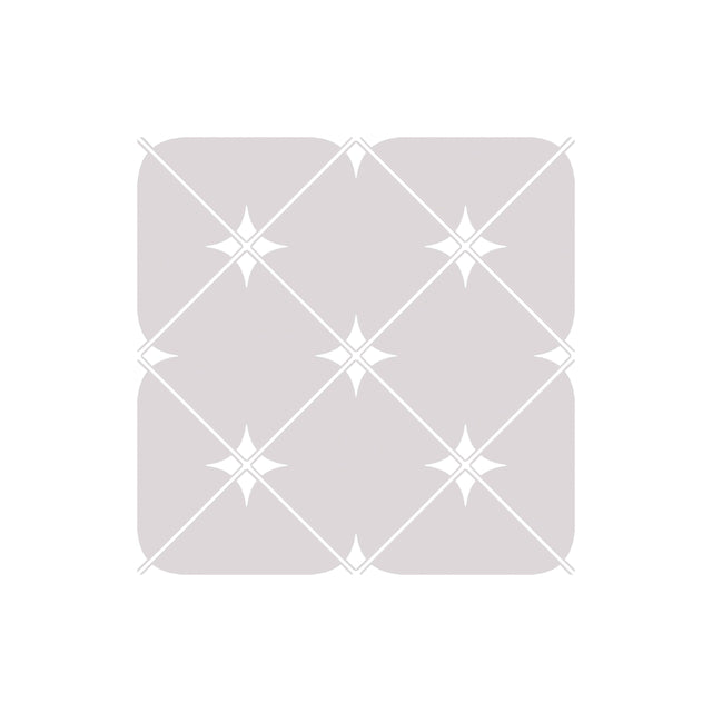 Lyndhurst 300x300 Matt Soft Grey Encaustic Look Tiles GNS Default Title  