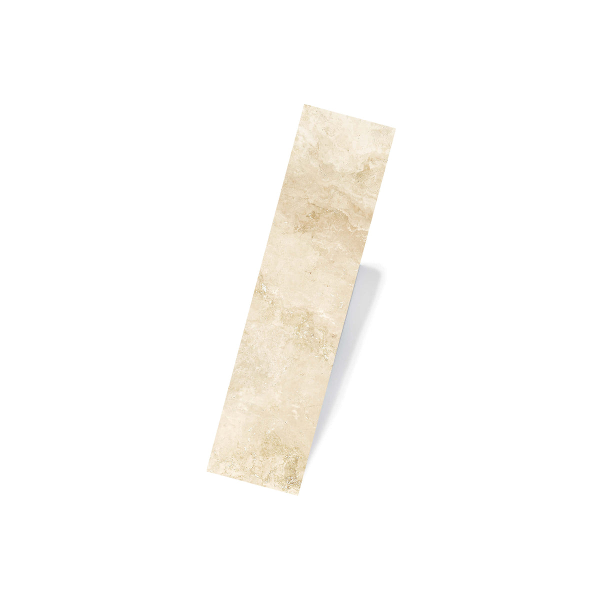 Travertine 75x300mm matt ivory porcelain subway tile by Tilemall with subtle stone texture